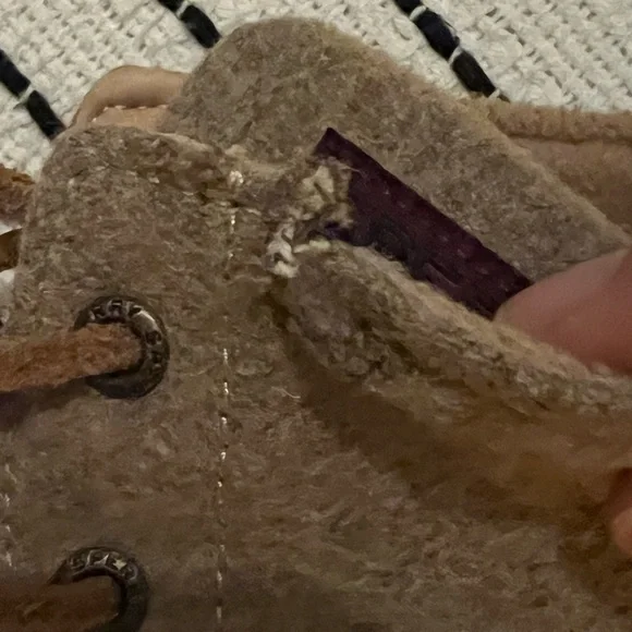 Sperry Burgundy and Tan Chunky Heel Duck Boots, size 9.5 - Picture 10 of 13